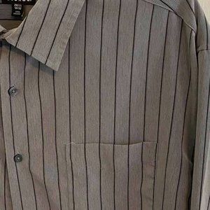 George Button Up Shirt Mens 2XL 50-52 Long Sleeve